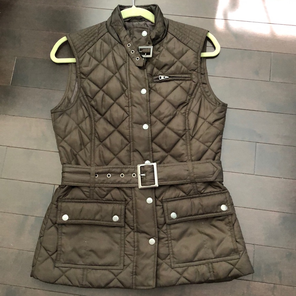 Banana Republic Grey/Green Vest